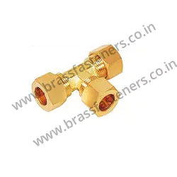 Brass Tee Union Assembly